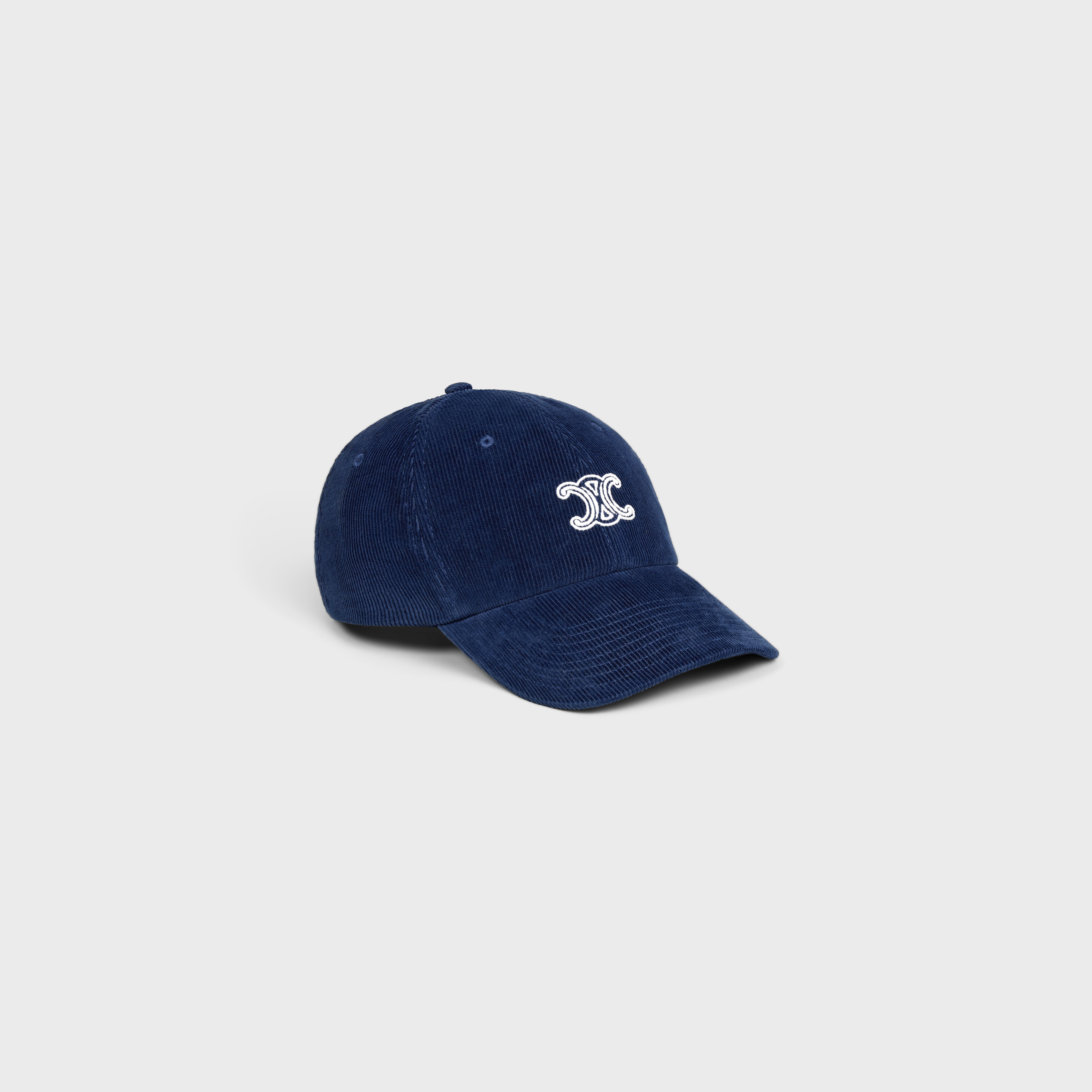 triomphe richelieu cap IN corduroy - NAVY | CELINE